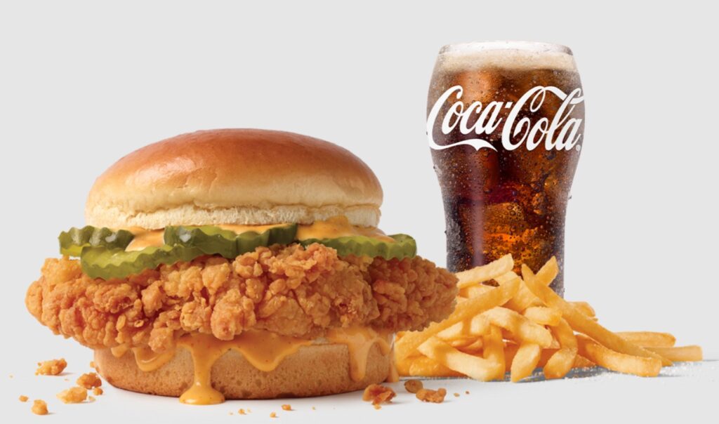 Cluck Sandwich Combo Jack In The Box Menu