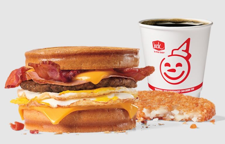 Jack in the box Loaded Breakfast Sandwich Combo