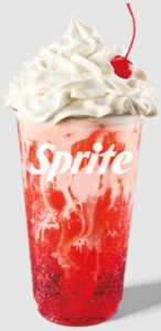 Jack in the Box Sprite® Strawberries & Cream Twisted Soda