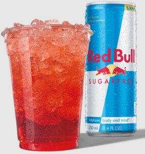 Jack in the Box Strawberry Red Daze Red Bull Infusion W Red Bull® Sugarfree