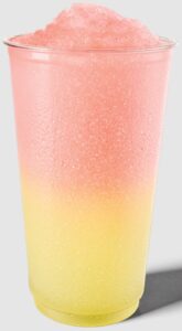 Jack in the Box Watermelon Lemonade Swirl Slushie