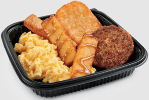 Jack in the Box 3pc Classic French Toast Sticks Platter W Sausage