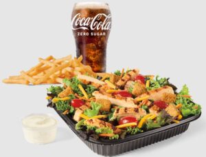 Jack in the Box  Garden Salad W Grilled Chicken Combo