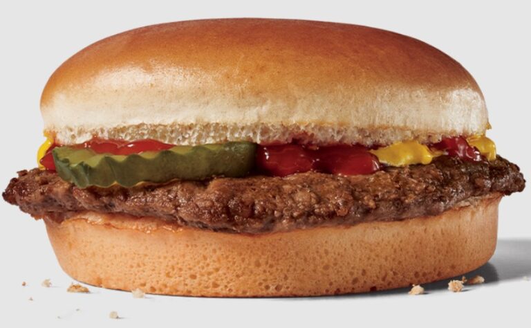 Jack in the Box Hamburger