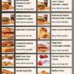 Jack In The Box Menu