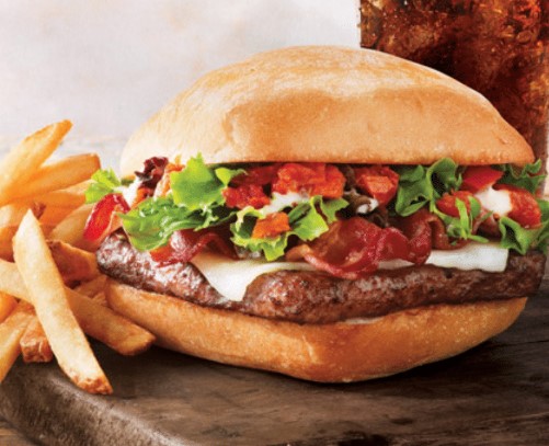 Jack in the box Ciabatta Bacon Cheeseburger